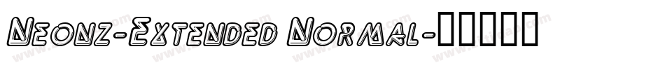 Neonz-Extended Normal字体转换
